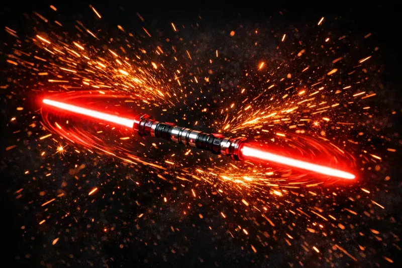Which Sith is most associated with this weapon style in the films?